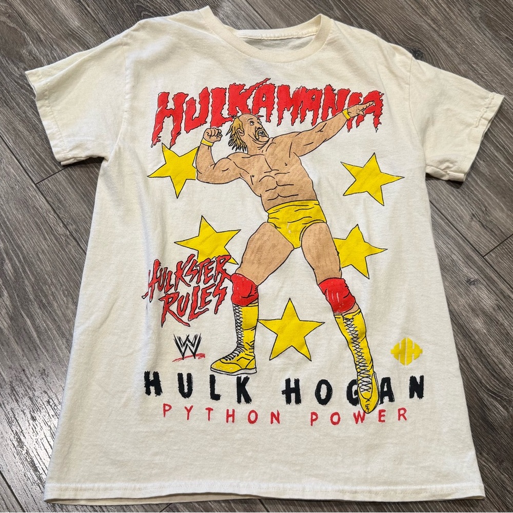 WWE Legends Black on Cream Logo Tee